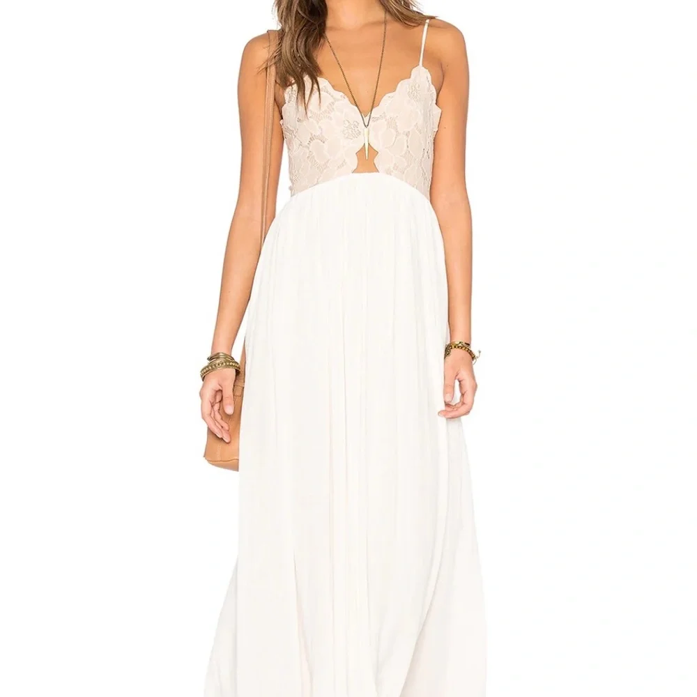Tularosa Revolve Bryce Maxi XS in Pale Blush - Picture 2 of 7